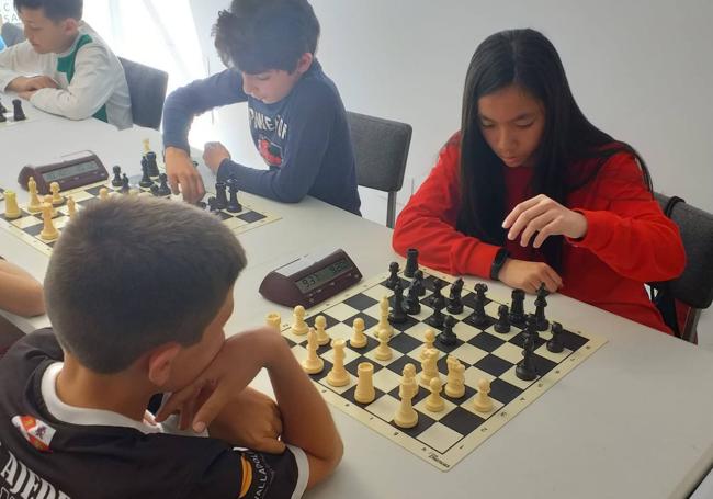 Final Alevín con Lucía Xuan Alonso Olmos