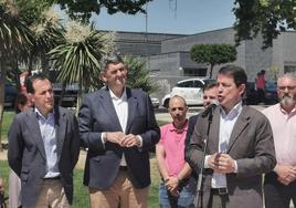 Conrado Íscar, Jota de la Fuente y Alfonso Fernández Mañueco en Arroyo