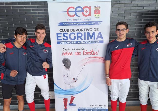 Tiradores arroyanos del equipo masculino sub17