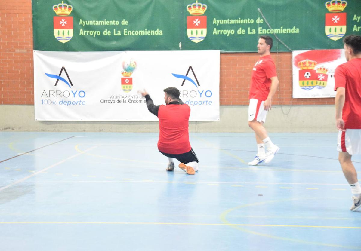 Jugada durante el partido del pasado día 18 de noviembre