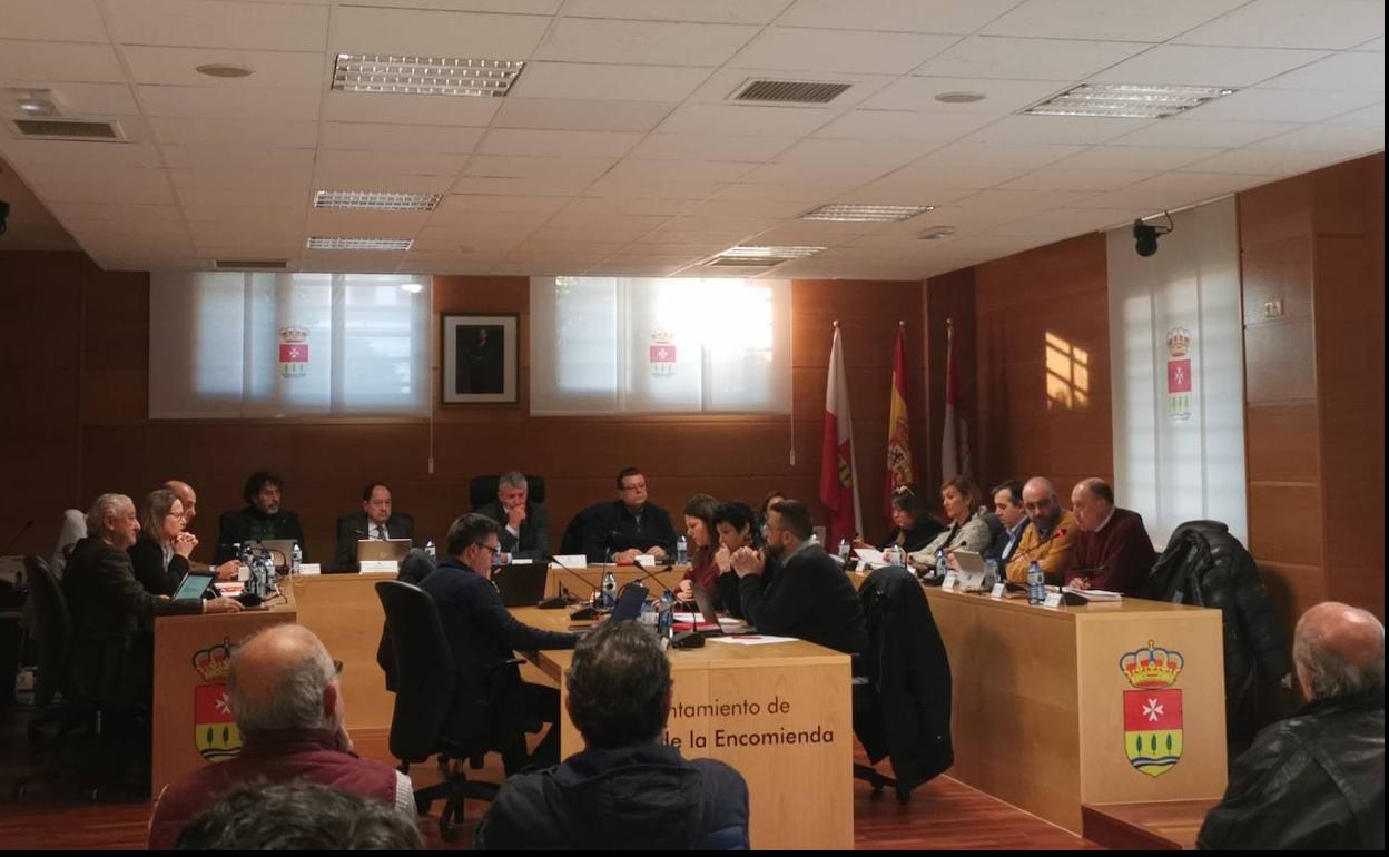 Pleno municipal celebrado en la mañana del miércoles 