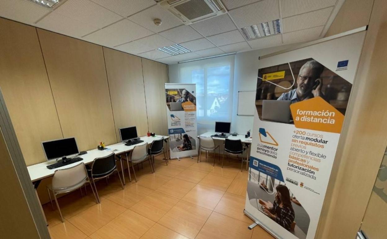 Sede del Aula Mentor en la Casa de Cultura de Arroyo de la Encomienda 