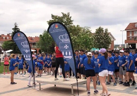 Los colegios arroyanos en la pasada edición del Día de la Educación Física en la Calle