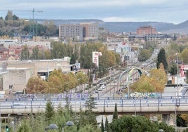 Zona empresarial en la Avenida Salamanca de Arroyo de la Encomienda