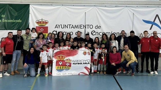 Los prebenjamines del Unión Arroyo, Campeones de la 1ª División Provincial