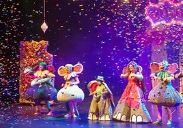 Puesta en escena del musical de la compañía Candilejas