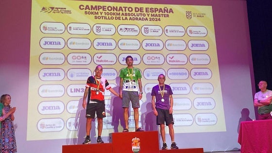 Javi Lozano Subcampeón Autonómico de los 100 kilómetros en Ávila y 14º del Campeonato de España