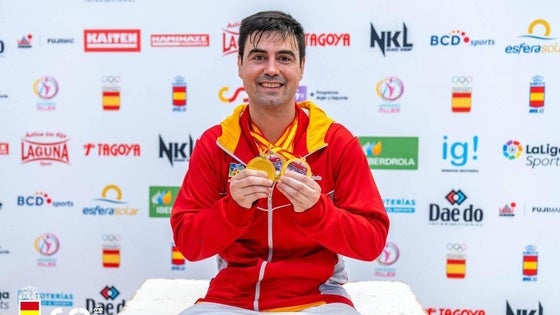 Lueje, Campeón de España por partida triple