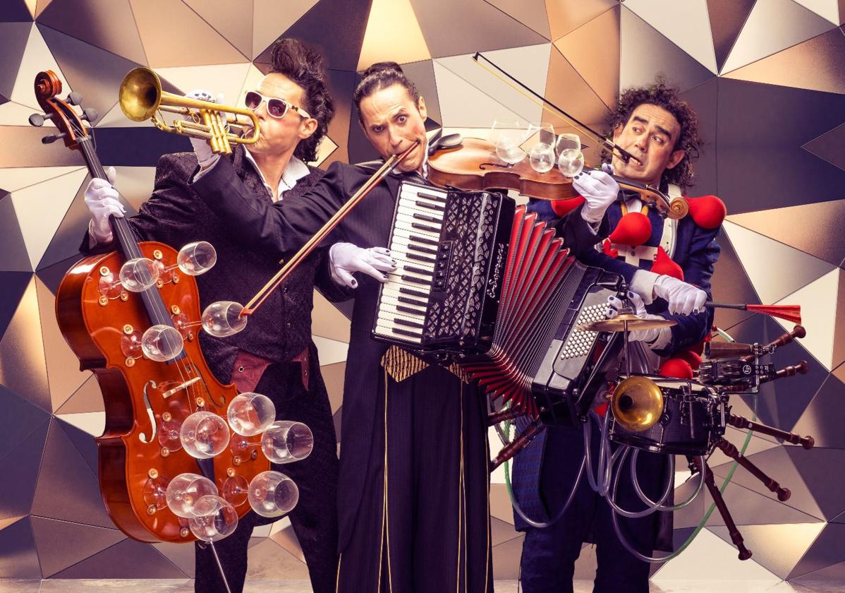 Los excéntricos protagonistas fr Ad Libitum harán las delicias del público con sus instrumentos