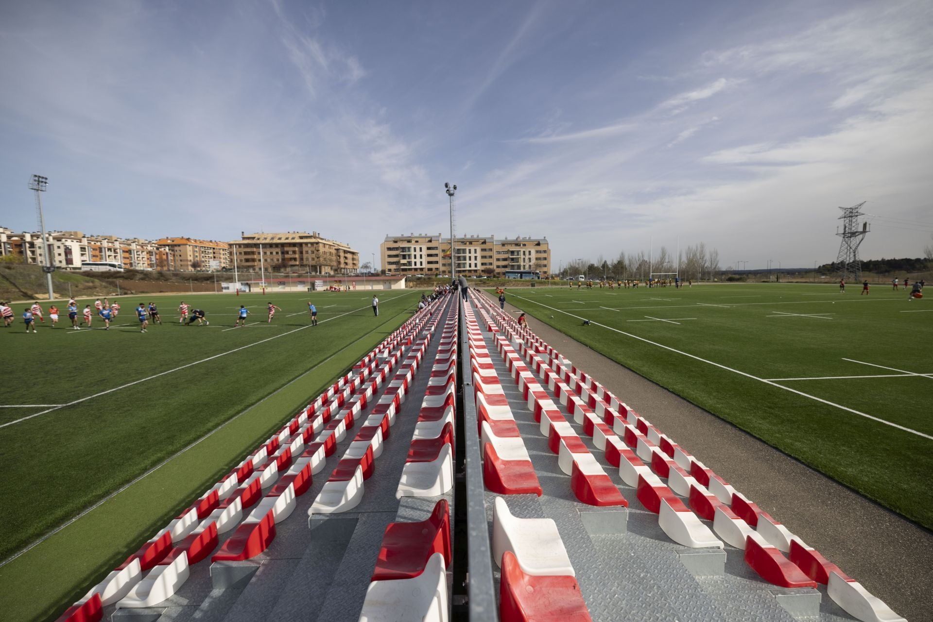 Los nuevos campos de Rugby de Arroyo en Sotoverde acogen un entrenamiento de la selección española de rugby M18