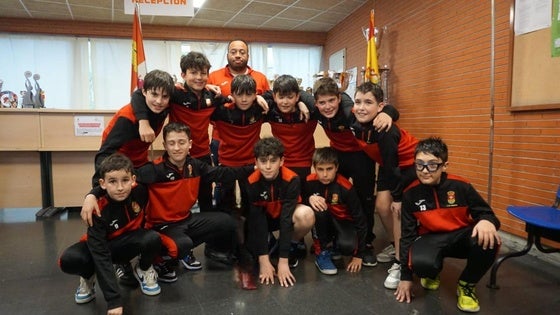 Los alevines del Unión Arroyo FS, campeones de Liga de la 1ª división provincial
