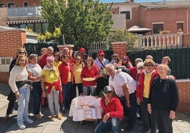 Pedida de rosquillas por los vecinos del pueblo
