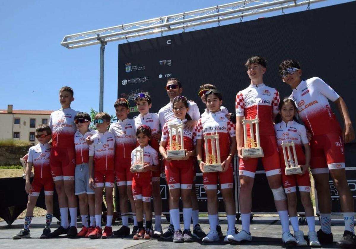 Cinco podios para los jóvenes ciclistas del equipo Collosa
