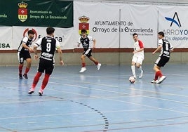 Instantánea del partido jugado este fin de semana