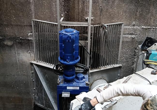 Obras en la EBAR de La Vega