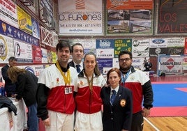 Equipo que participó en la II Jornada de Liga en Benavente.