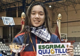 Lucía Alonso Olmos, que compitió en categoría M15, logró una medalla de plata