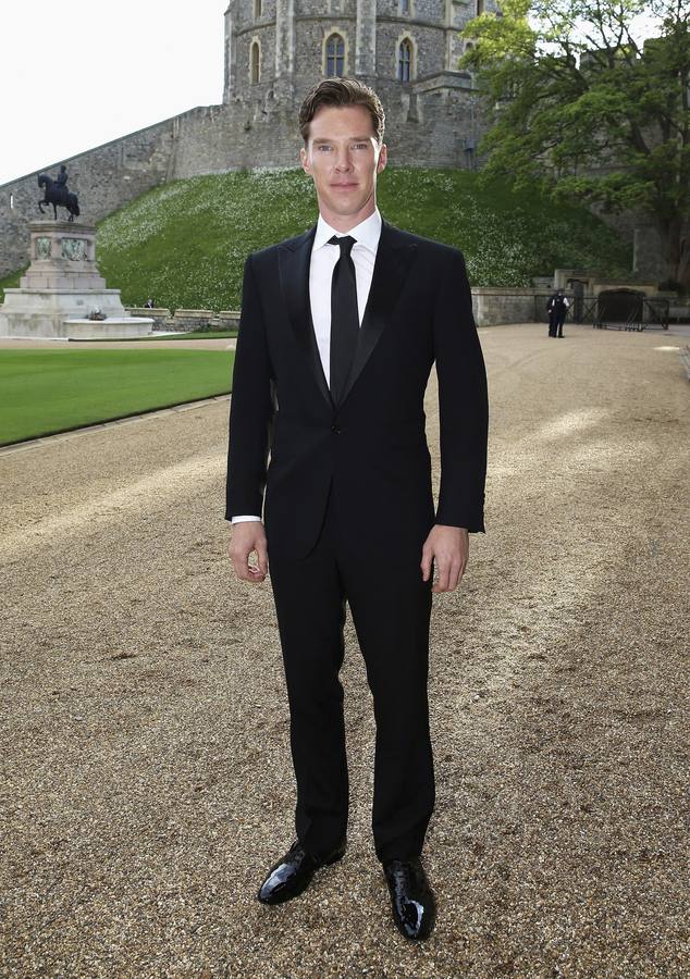 Los invitados a la cena en el palacio de Windsor