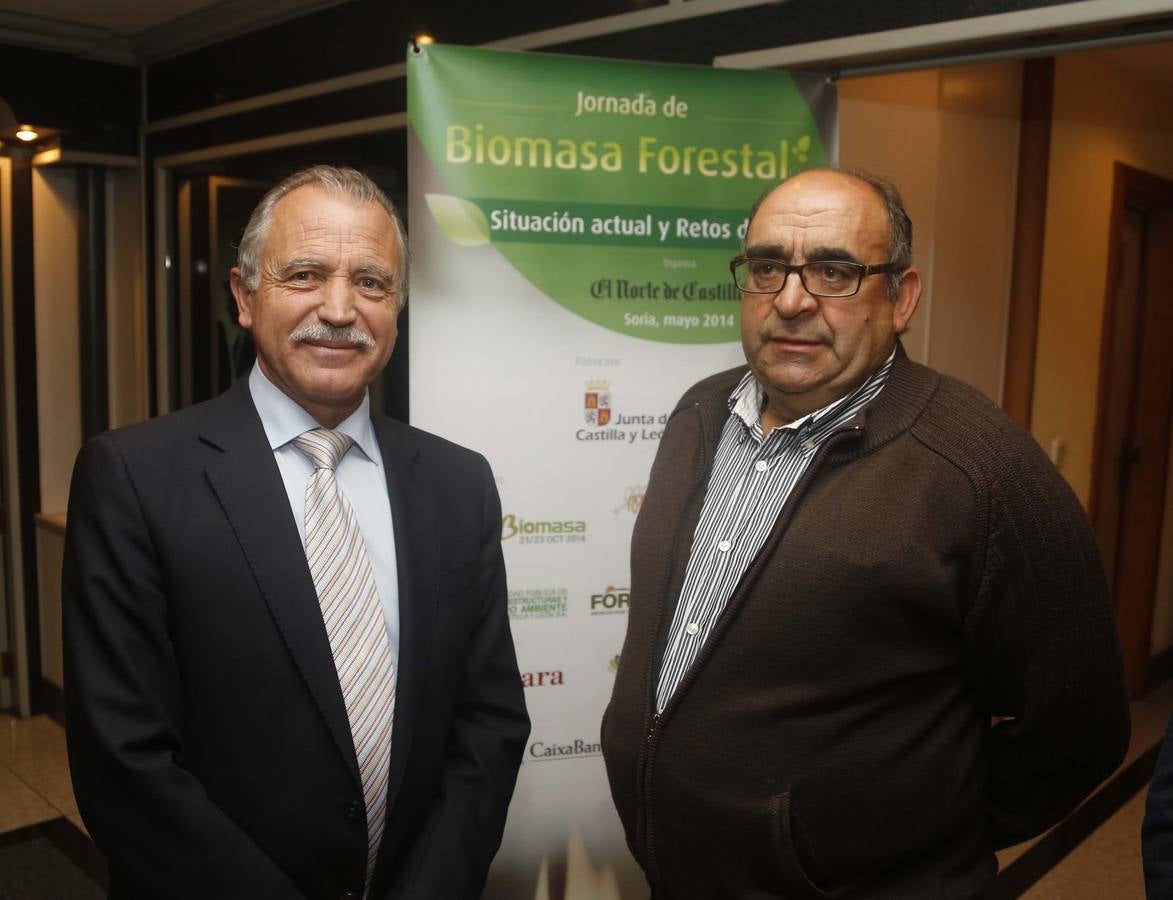 José Antonio de Miguel, alcalde de Almazán, y Juan José Oliva, alcalde de Bayubas de Abajo.