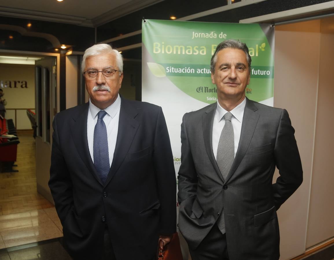 Javier Díaz, presidente de Avebiom, y José Luis Lázaro, director de Losán.