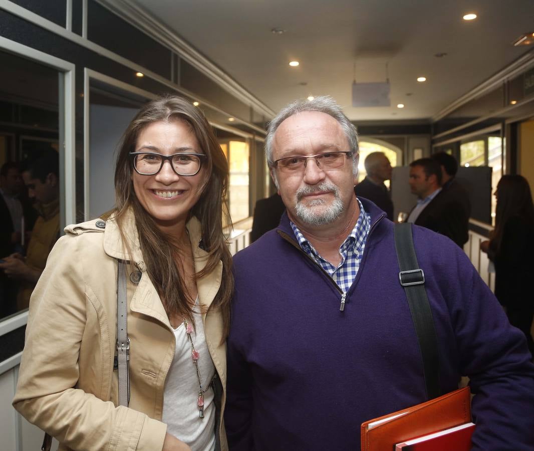 Laura Arias y Daniel Benito, de Dalkia.