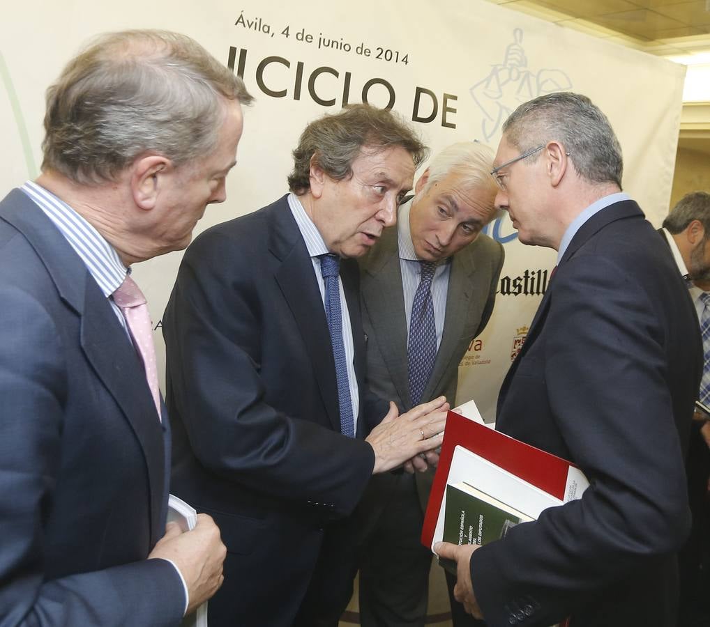 Clausura del II Ciclo de la Justicia en Ávila con Alberto Ruiz-Gallardón