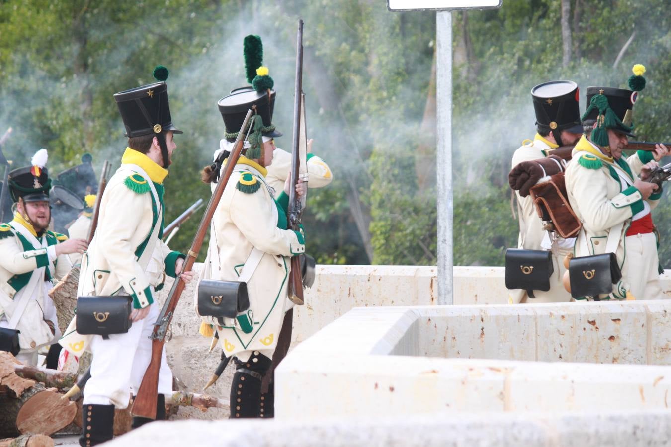Recreación de la batalla de las tropas napoleónicas de 1808 en Torquemada (1/2)