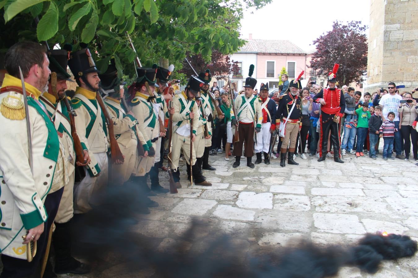 Recreación de la batalla de las tropas napoleónicas de 1808 en Torquemada (2/2)