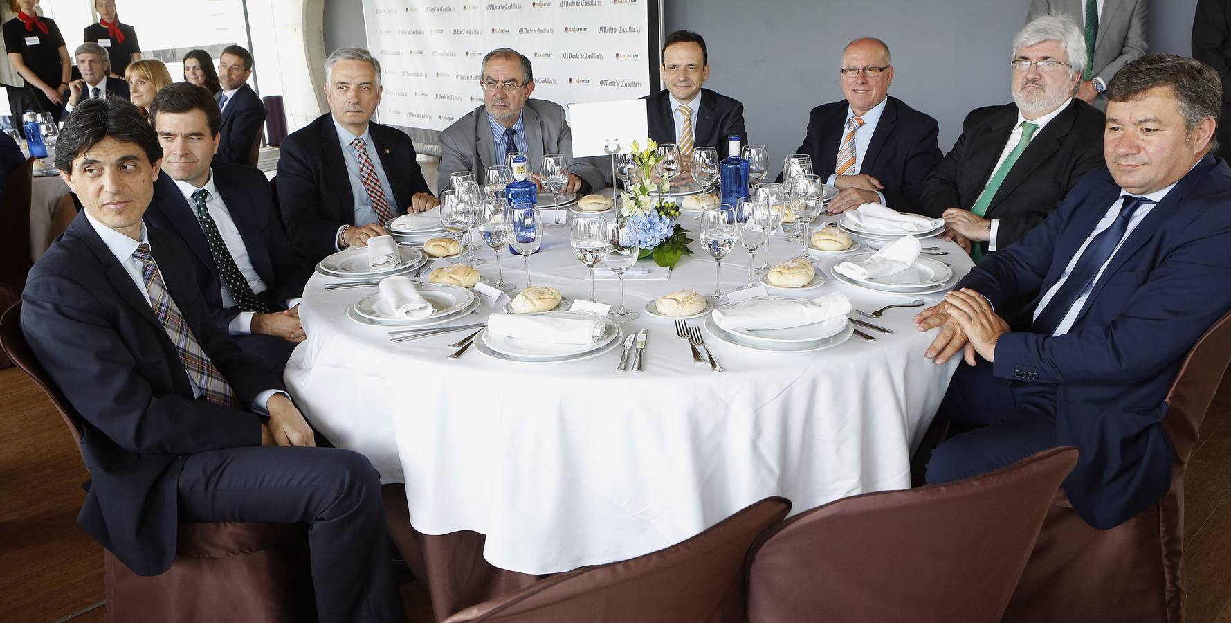 Fernando Vallelado, Fernando González, Artemio Domínguez, Jesús Quijano, Javier Escribano, Alfonso Centeno, José Luis Álvarez y José Manuel Méndez.