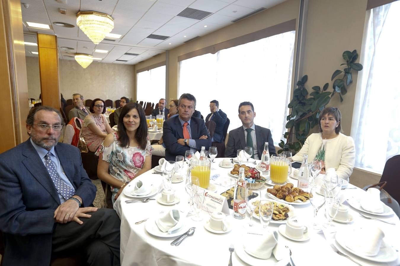 Invitados al Foro Económico celebrado en Salamanca.