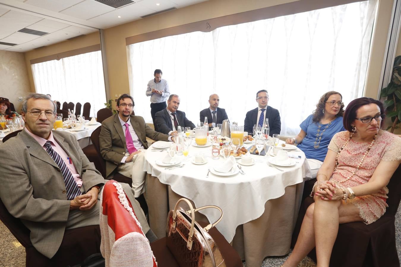 Invitados al Foro Económico celebrado en Salamanca.