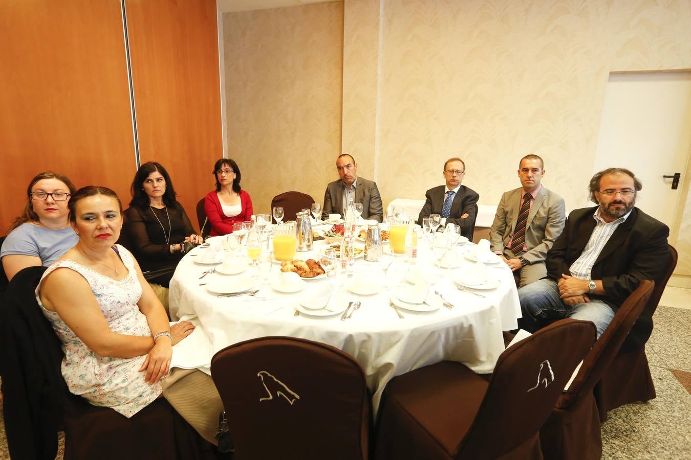 Invitados al Foro Económico celebrado en Salamanca.