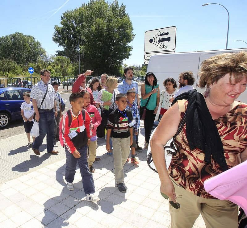 Varios niños saharauis llegan a Palencia para pasar el verano