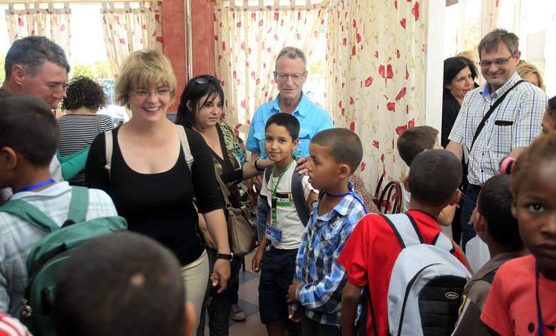 Varios niños saharauis llegan a Palencia para pasar el verano