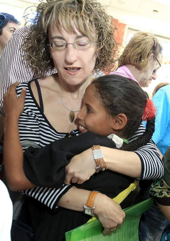 Varios niños saharauis llegan a Palencia para pasar el verano