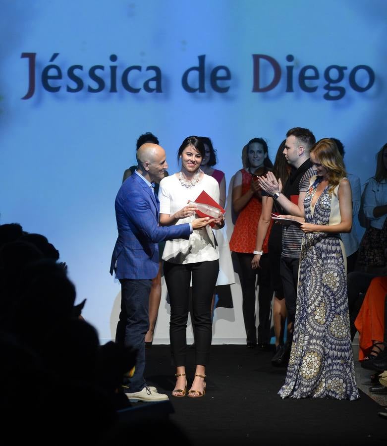 Entrega de premios en la Pasarela de la Moda de Castilla y León.