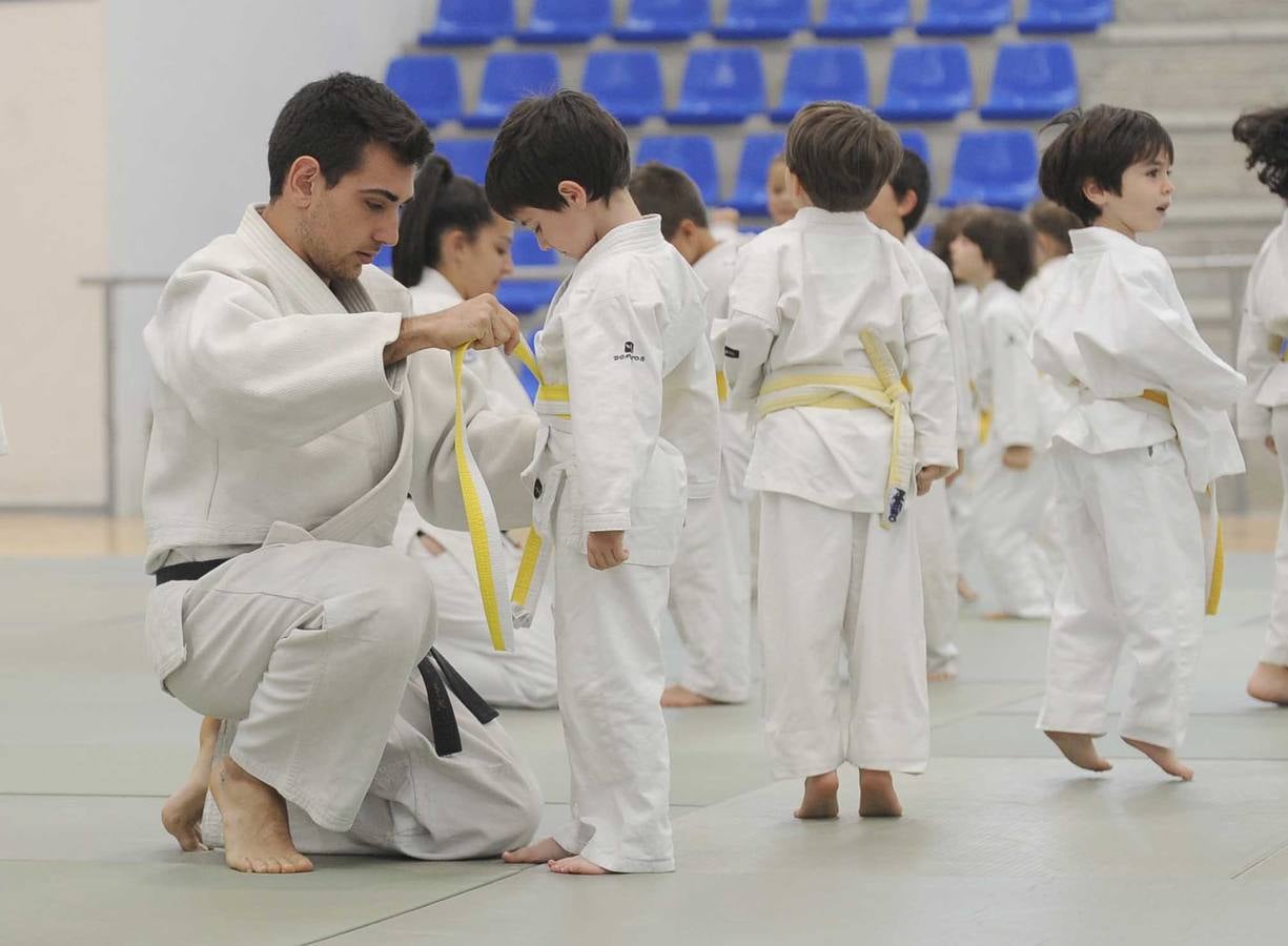 Judo en el Polideportivo Pilar Fernandez Valderrama