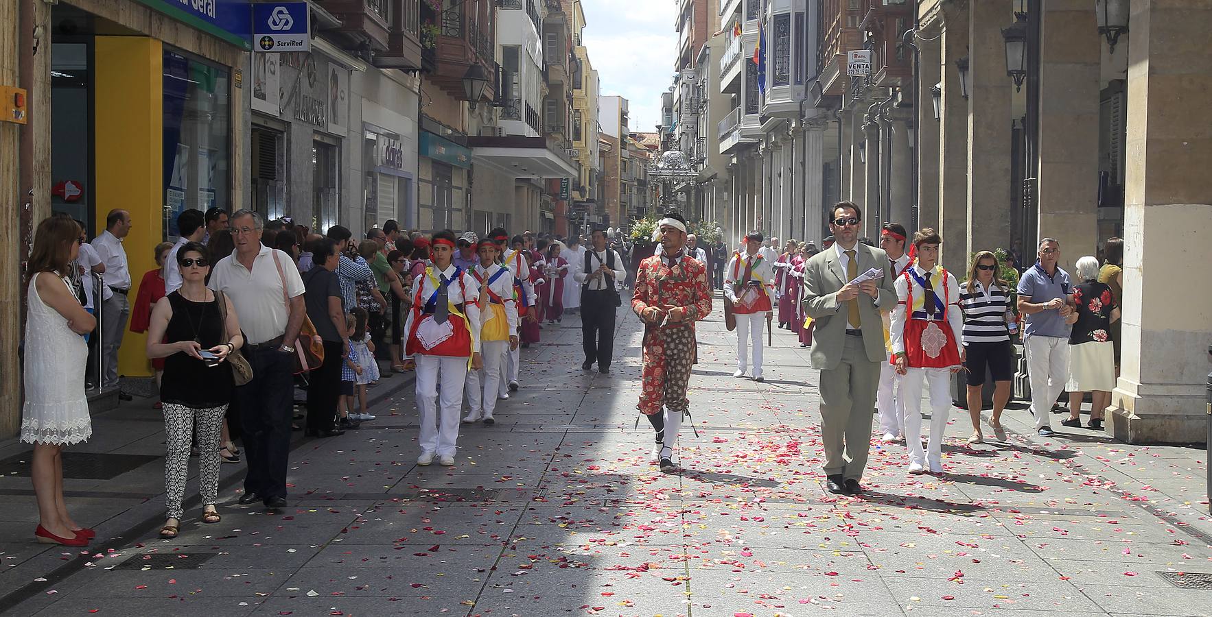 Celebración del Corpus en Palencia