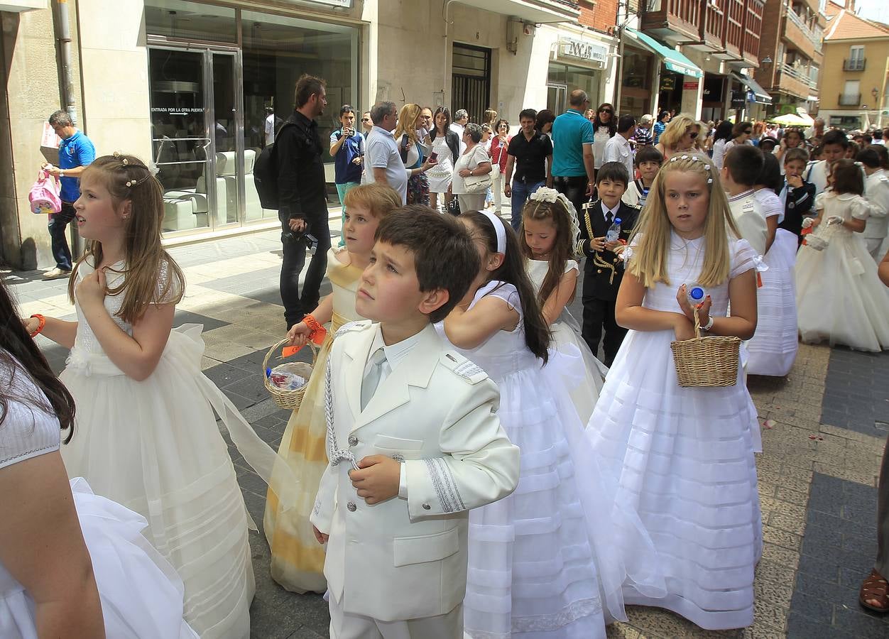 Celebración del Corpus en Palencia