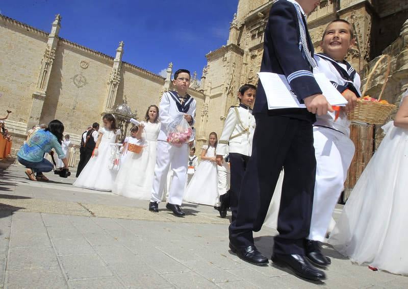 Celebración del Corpus en Palencia