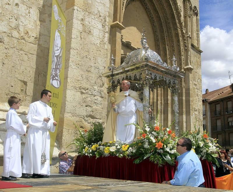 Celebración del Corpus en Palencia