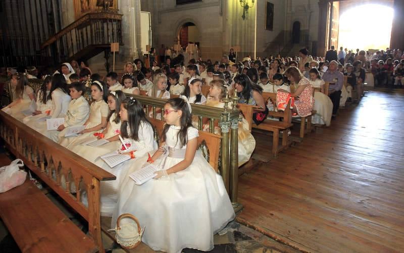 Cientos de personas en el Corpus de Palencia