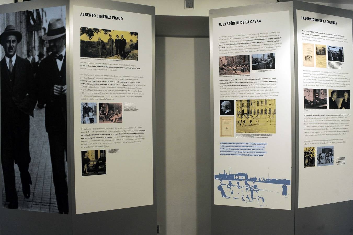 Inauguración de la exposición ‘La residencia de Estudiantes. La cultura de la edad de plata y Valladolid’