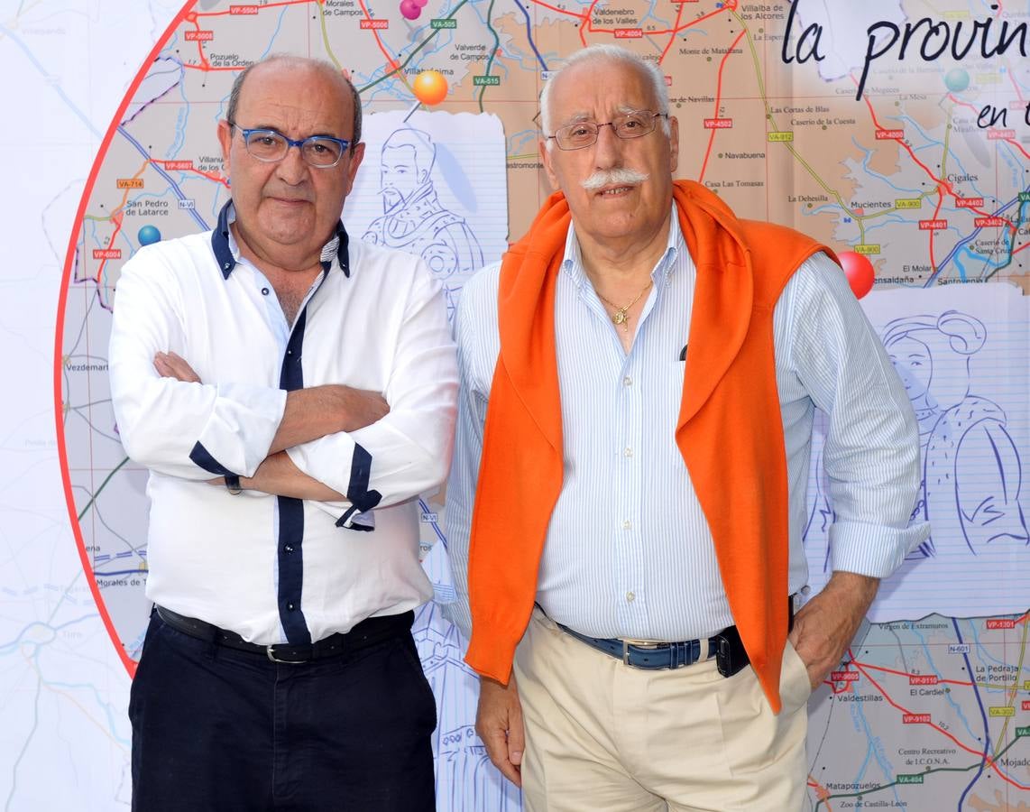 M. Manuel Arias con Felipe Esteban Alonso, de la Junta de Cofradías de Semana Santa de Valladolid.