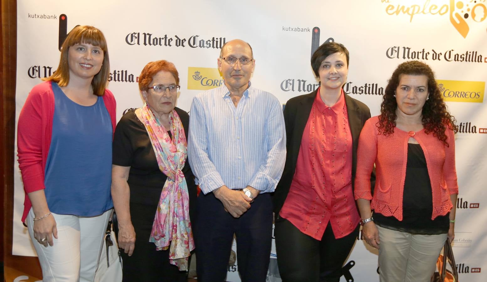 Asun Herrero, Carmen Quintero, Manuel Prieto, Nieves Gómez e Isabel Merino, de Fundación Rondilla.