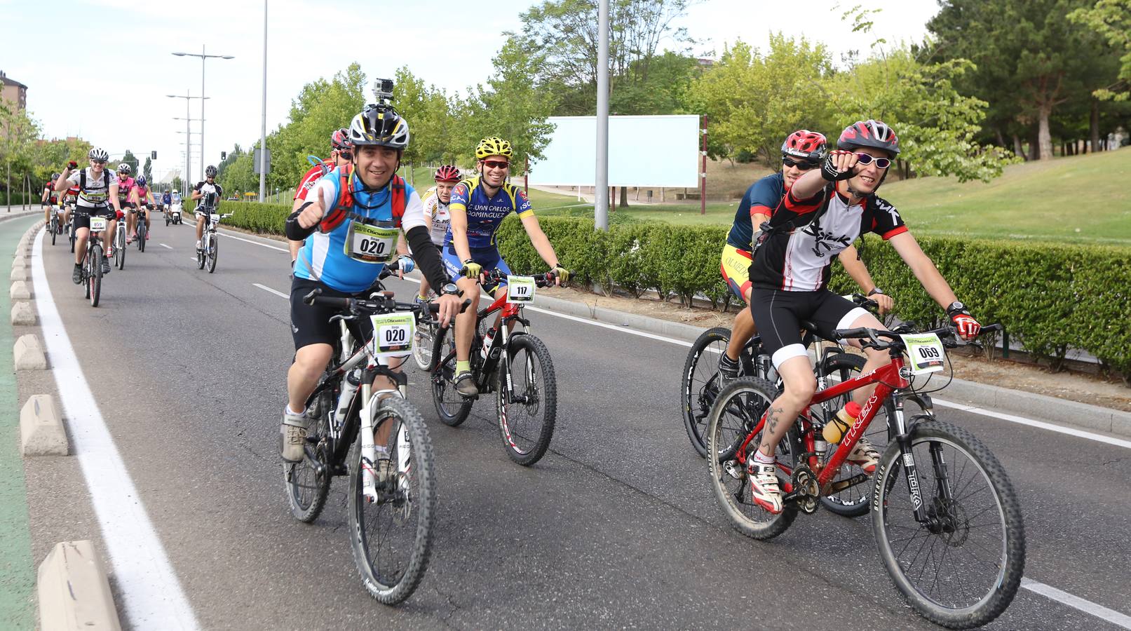 Salida de la ruta desde la Cúpula del Milenio