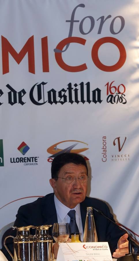 El secretario general de la Organización Mundial del Turismo, Taleb Rifai en el Foro Económico de El Norte de Castilla