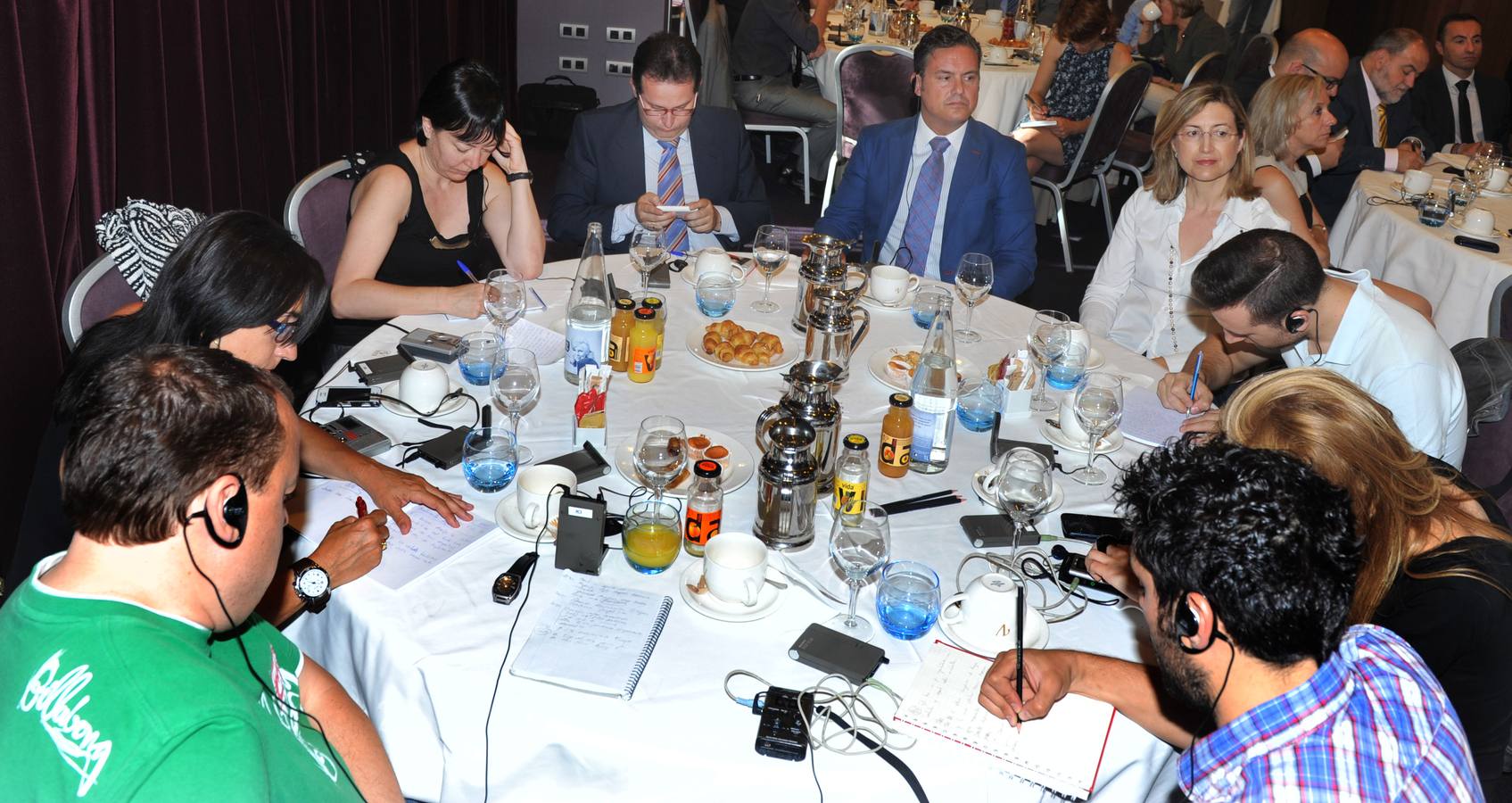 Alfredo Hidalgo (TelevisiónEspañola); Marga Enríquez (Radio Nacional de España); María Rosado (Agencia EFE);Manuel Torres (RTVCyL); Luis Ortiz de Lanzagorta (Fundación Schola); Maite Zamorano (El Norte);Jorge Alonso (Agencia Ical); Alba Miguel (Cadena Cope)y Roberto Mallado (Onda Cero).