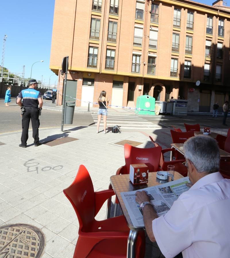 Los bomberos encuentran un cuerpo al ir a sofocar un incendio en la calle San Luis de Valladolid