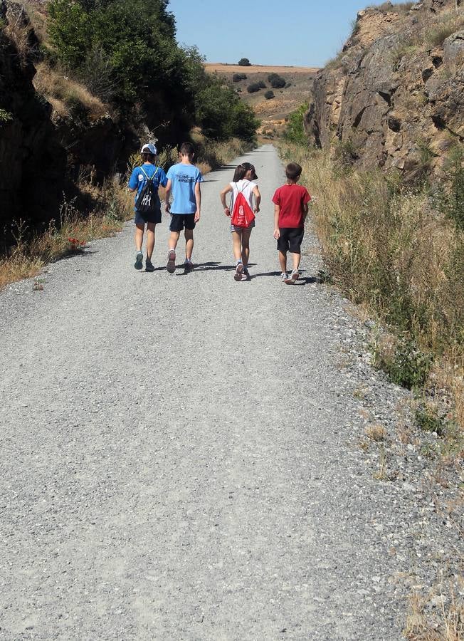 Inauguración del primer tramo de la Vía Verde Valle del Eresma que enlaza Segovia y Yanguas